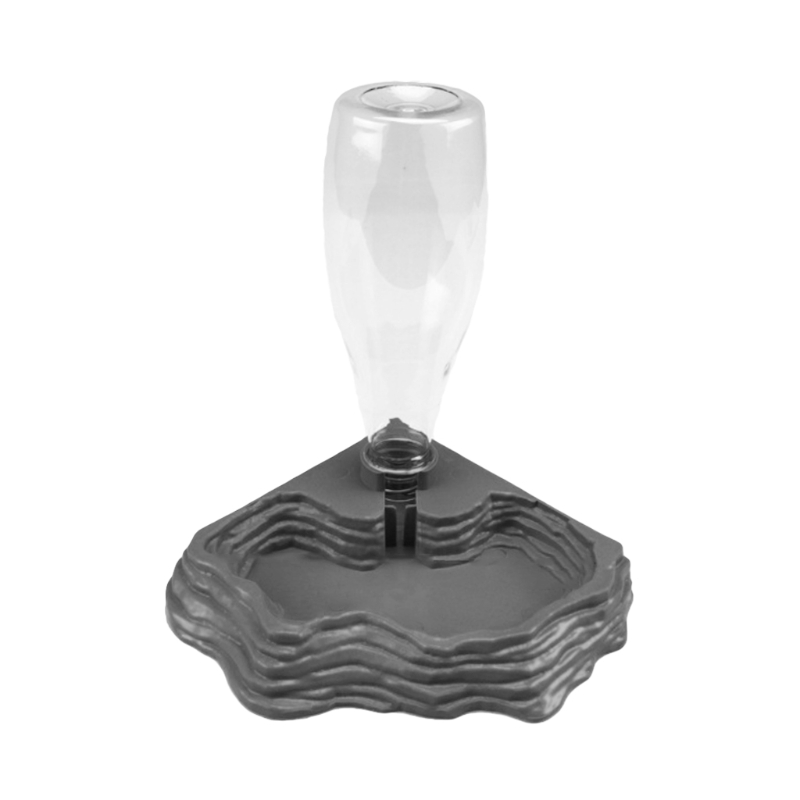 400Ml Pet Reptn Schotel Kom Schildpad Hagedis Wastafel Reptiel Doos Voeden Suppliesiles Turtles Feeder Water Dispenser Drinken Fountai: Dark Khaki