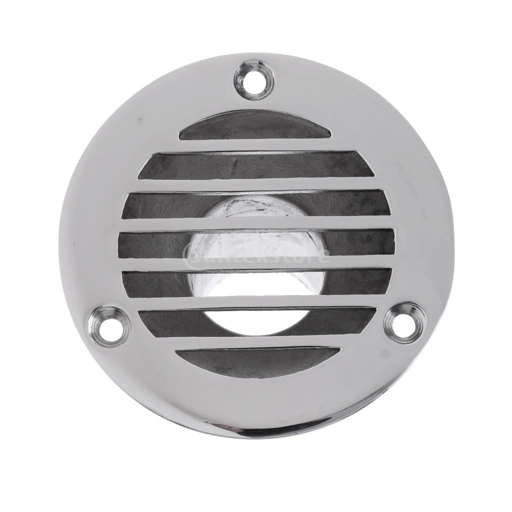 Heavy Duty Polished 316 Stainless Steel Boat Deck Drain Scupper For Marine Boat Yacht Dinghy Sailboat