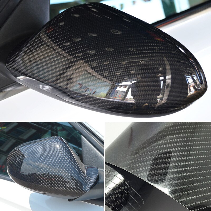 200cm * 50cm 5D Hoge Glossy Carbon Fiber Vinyl Film Auto Styling Wrap Motorfiets Auto Styling Accessoires Interieur koolstofvezel Film