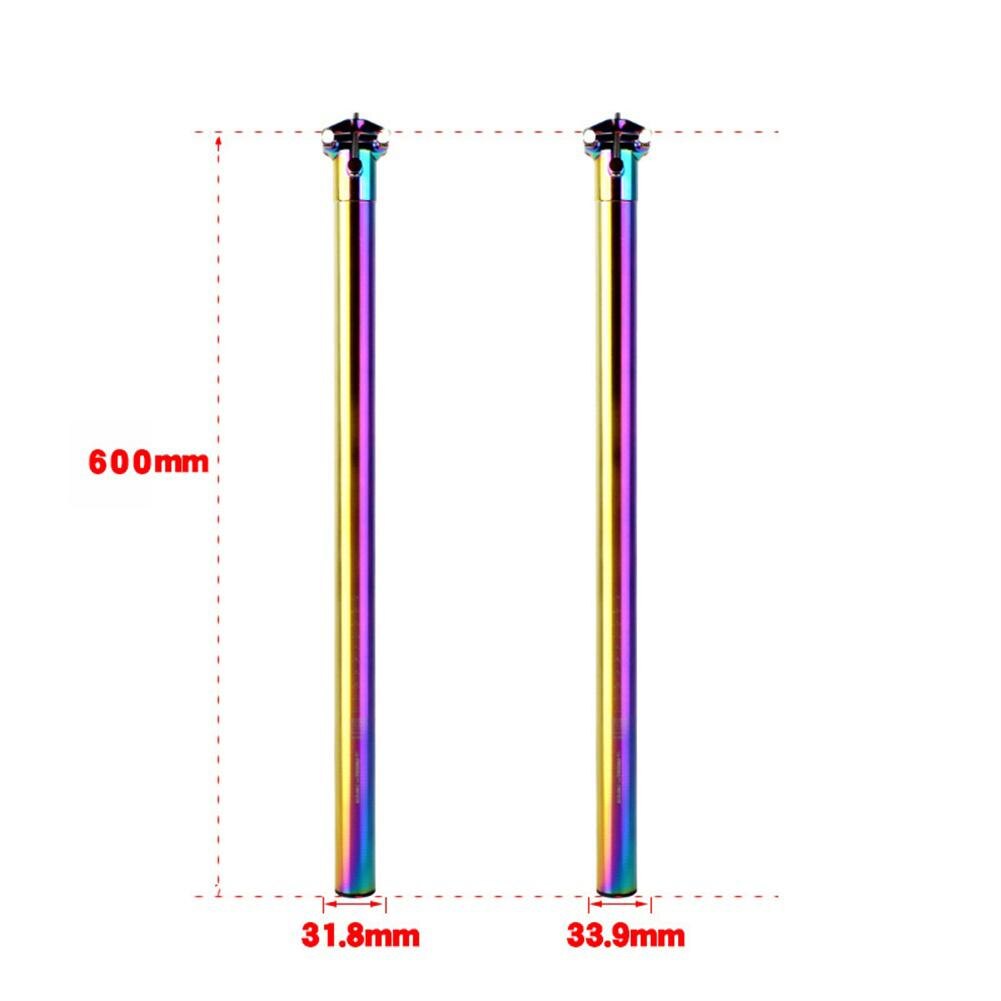 Tija de sillín de bicicleta plegable, aleación de aluminio, Urltra ligera, 31,8/33,9mm, 412
