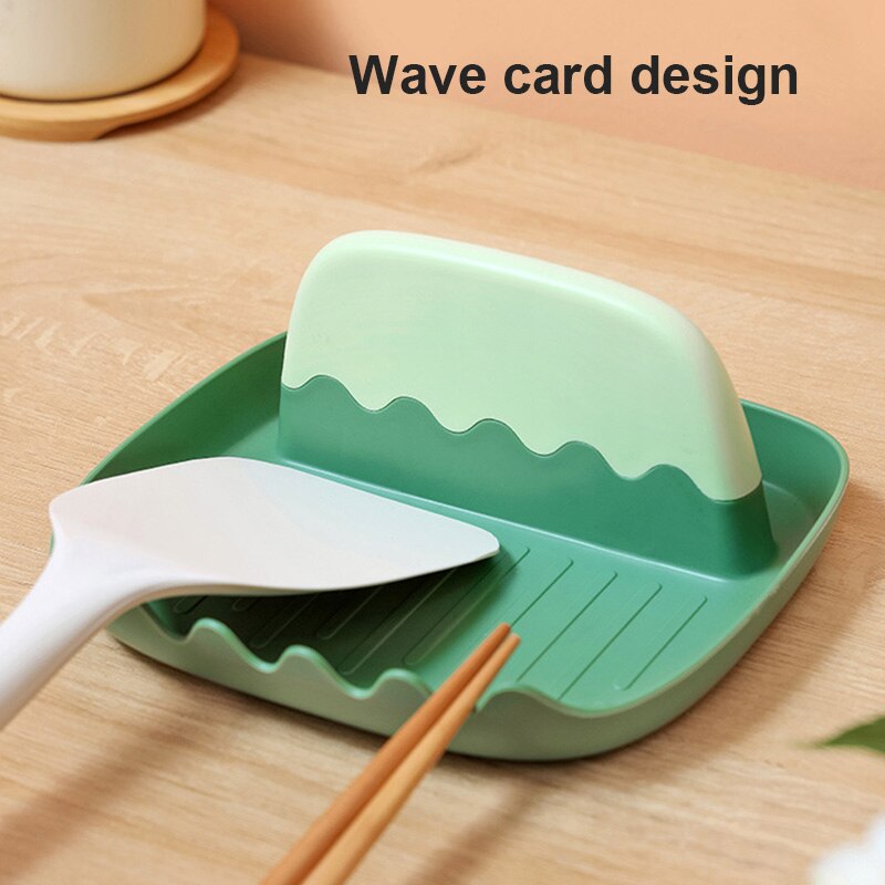 Multi-fonction en plastique Pot couvercle tampon de rangement étagère de rangement cuisine ustensile organisateur EIG88