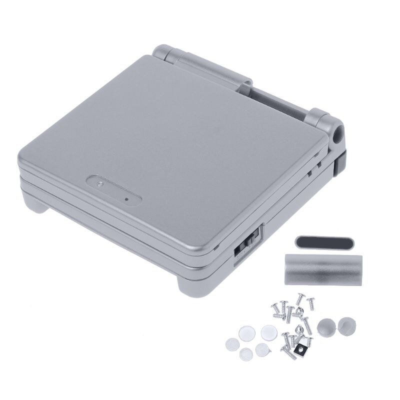 For Nintendo GBA SP For Gameboy Housing Case Cover Replacement Full Shell For Advance SP: Silver