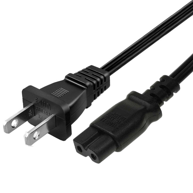 2 polet strømkabel til vizio-led-tv smart-hdtv em-serien og andre 2 slot adapter-ac-væg-kabel: iec -60320 iec 320 c7