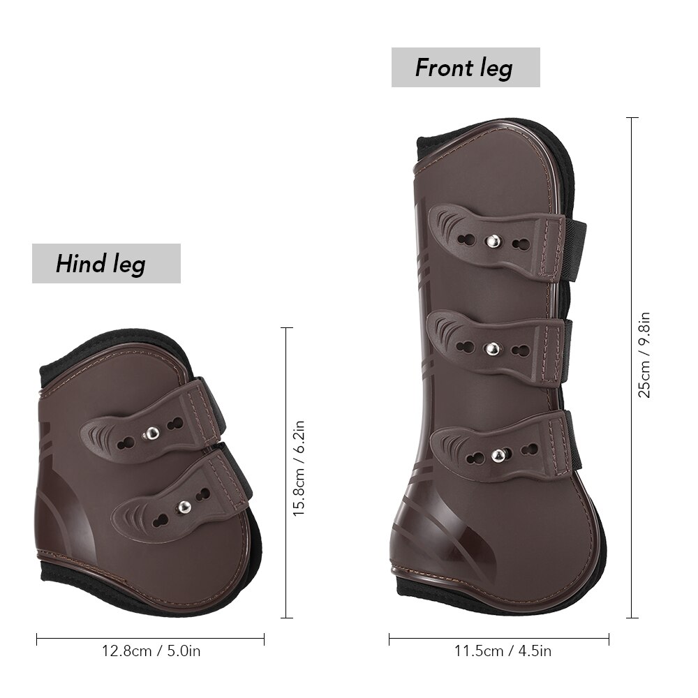 2 PCS Adjustable Horse Leg Boots Equine Hind Leg Guard Equestrian Tendon Protection Neoprene Horse Hock Brace