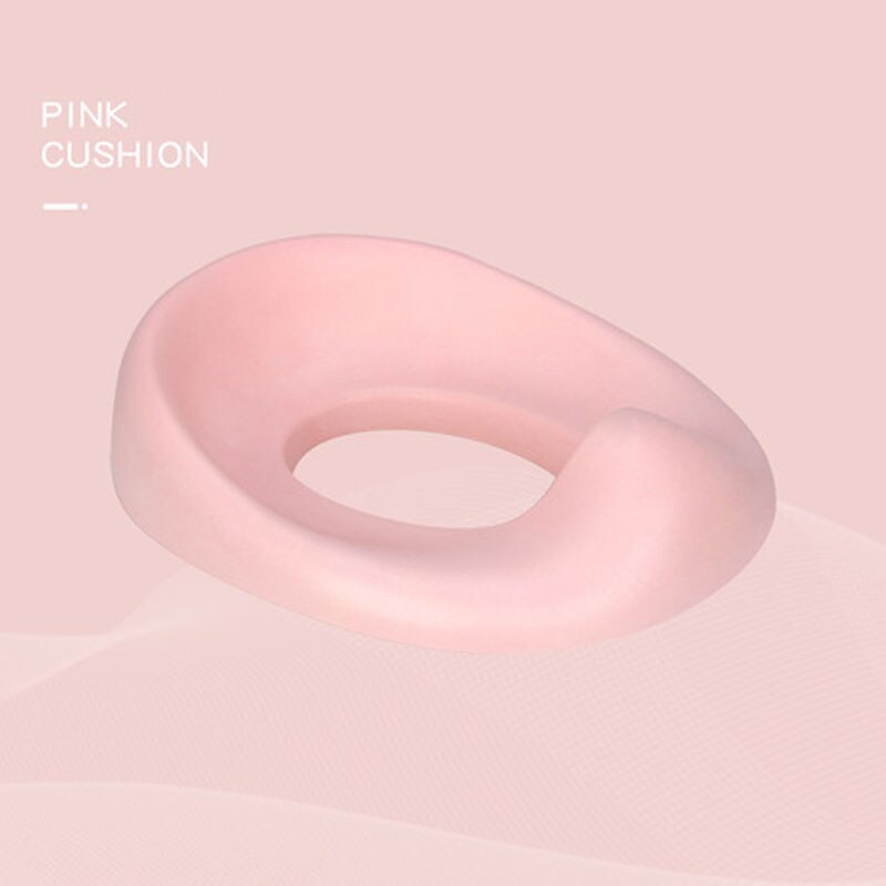 Ecofresh Baby Potty Training Seat Children's Potty Baby Toilet Seat With Adjustable Ladder Infant Toilet Training Seat: Pink cushion