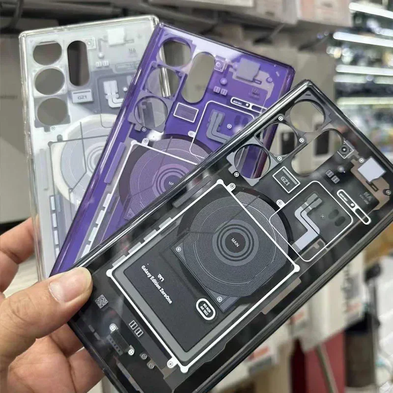 25Ultra Hybride Technologie Magsafe Case voor Samsung Galaxy S25 Ultra S22 S23 S24 Plus S24Ultra Printplaat Magnetische Beschermhoes