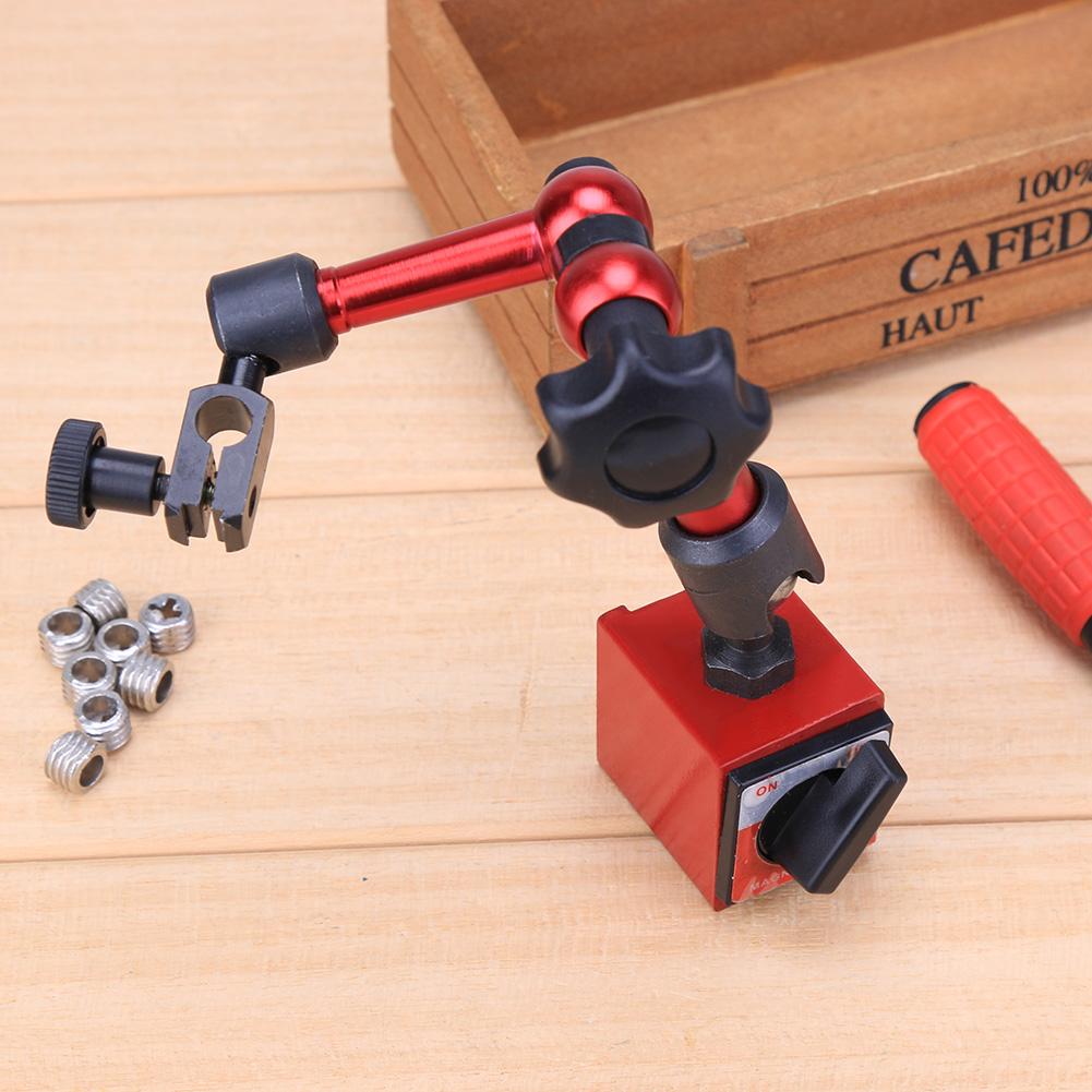 Universal Dial Test Indicator Gauge Magnetic Base Holder Stand Table Scale Precision Indicators Center Finder Measurement Tool