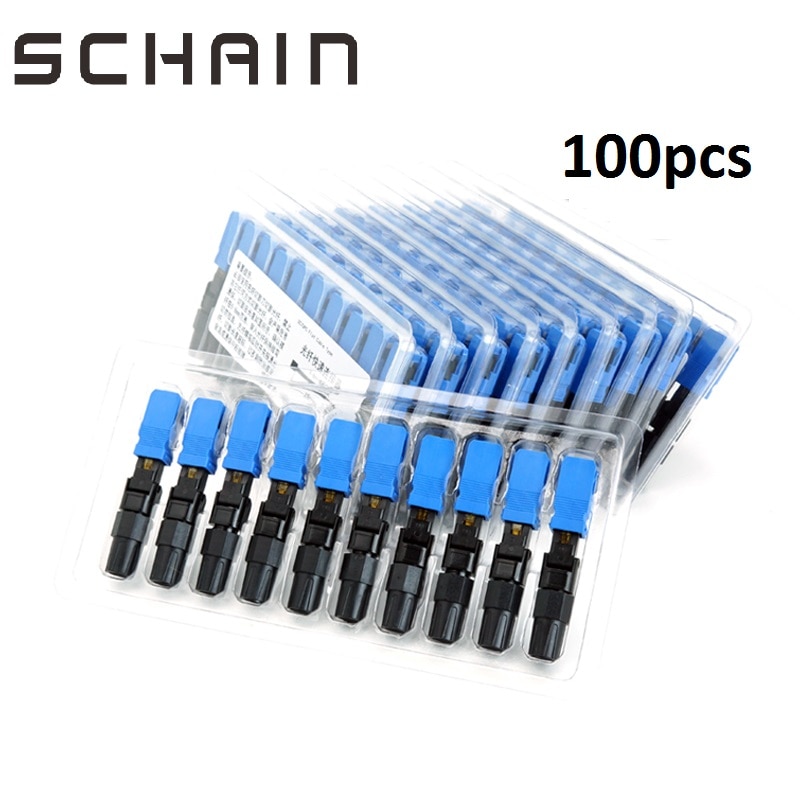 Sc Fiber Optic Quick Koud Upc Snelle Connector Ingebed Glasvezel Connector Quick Connector Koude Ftth Sc Single Mode