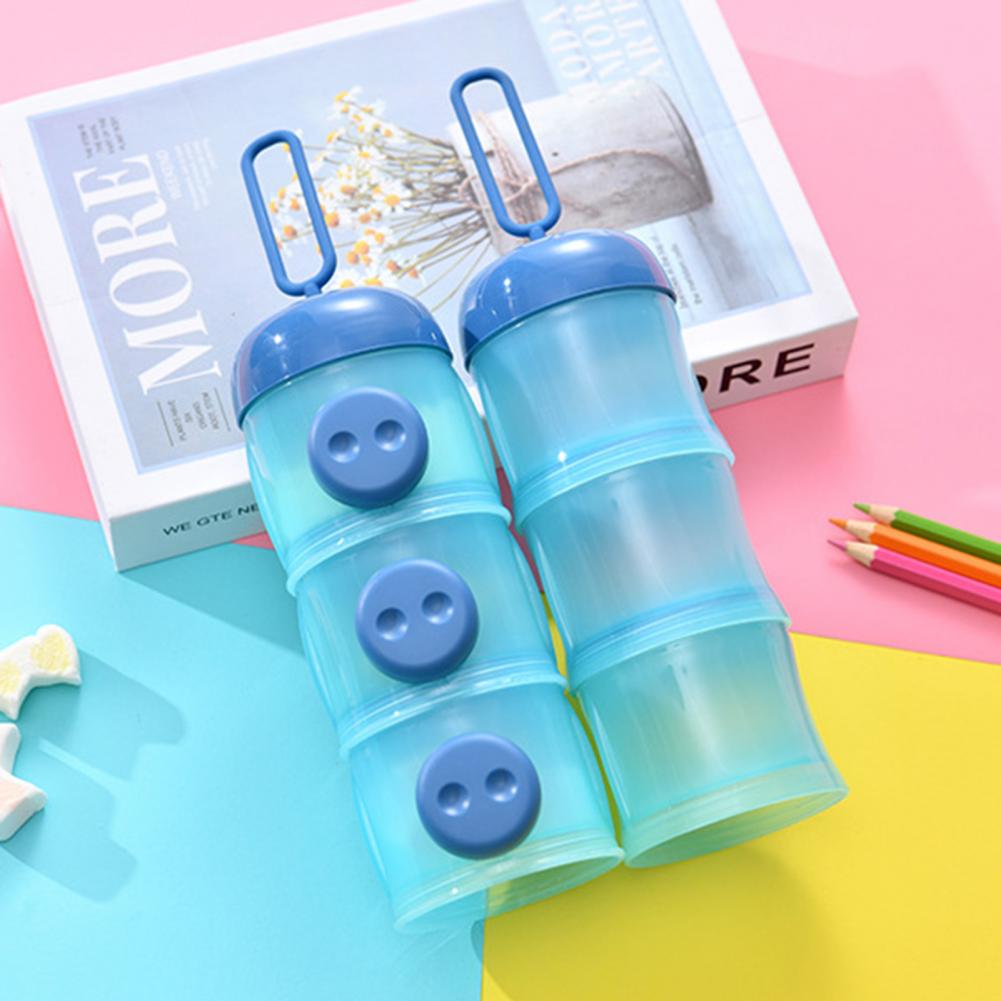 Eco-friendly Milk Powder Container PP Milk Powder Box Sealing Caps Easy to Carry Toddle Snacks Food Container