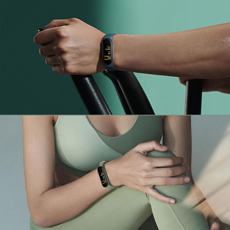 Xiaomi Mi banda inteligente a 5 pulsera 4 Color Pantalla AMOLED Miband gota 5 Smartband Fitness de Traker Bluetooth deporte impermeable banda inteligente