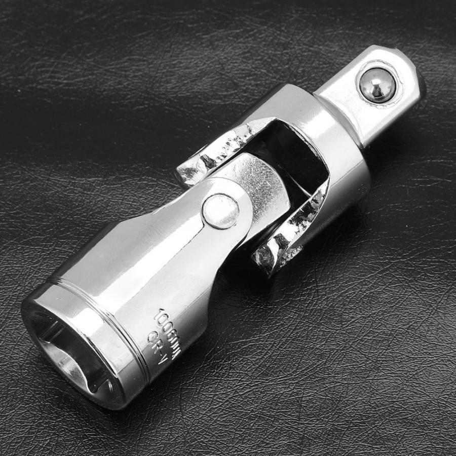 TU-21B 1/2 inch Chrome Vanadium Steel 360 Degree Universal Joint Socket Extension Bar The Surface Is Chrome-Plated
