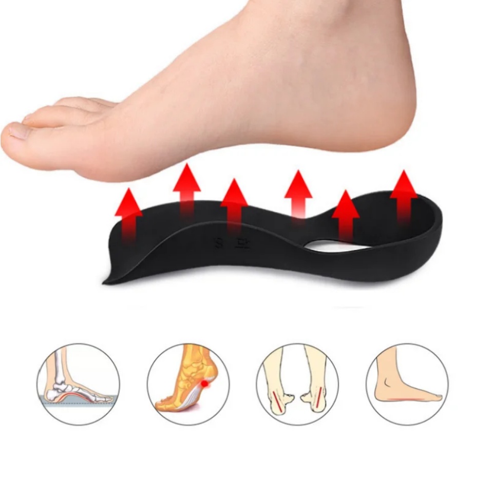 Plattfuß-Einlegesohlen, Fußgewölbe-Korrekturfuß außen, innen acht, flache xo Beine, Plantarkorrektur, orthopädische Plattfuß-Fersenpolster