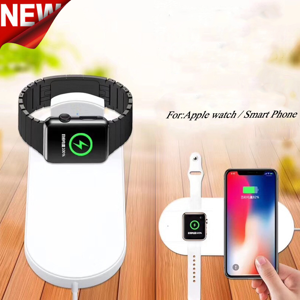 Oplader Voor Apple Horloge 4/3/2 Iphone X 8 8 Plus Samsung Galaxy S9 S8 Draadloos Opladen Voor Iwatch 42Mm/38Mm/40Mm/44Mm