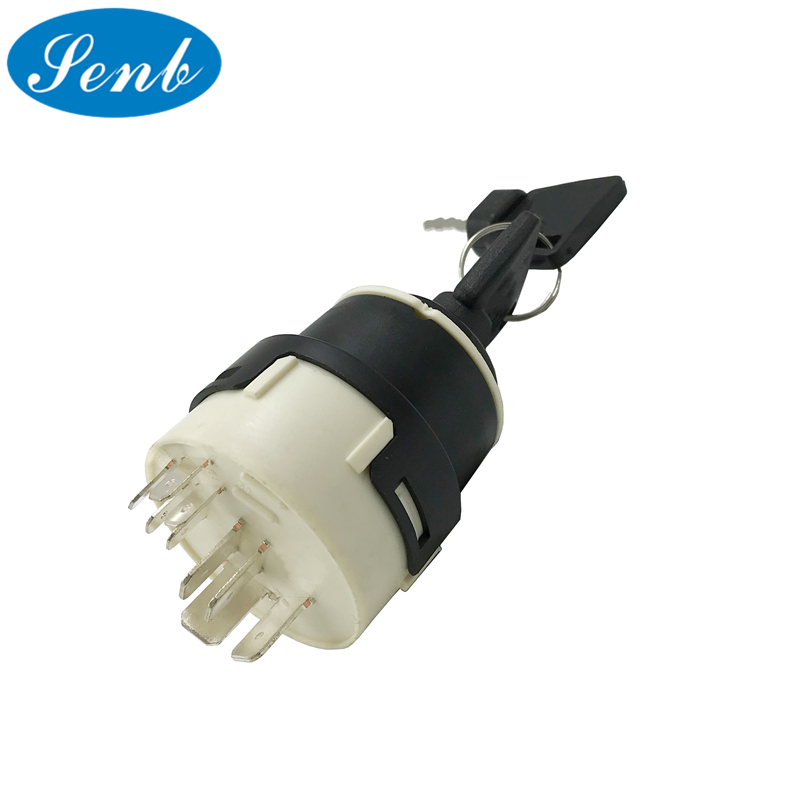 Ignition Switch with 2 Keys for JCB Holland 3CX 4CX 701/80184 50988 85804674 (14603)