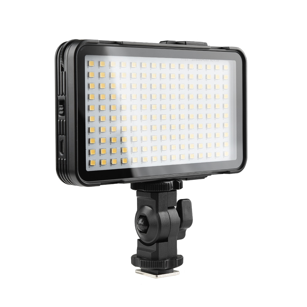 Godox LEDM150 Mini LED Video Light 5600K Dimmable Photography Fill-in Light with Adjustable Phone Mounting Bracket for DSLR Cam