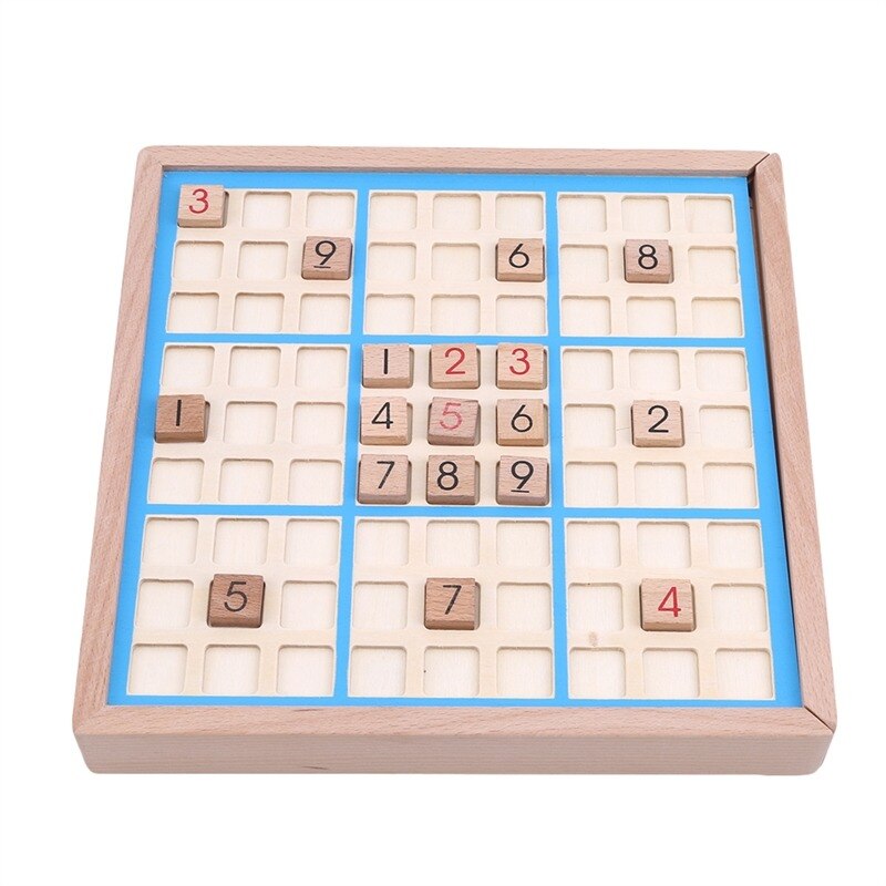 Beste Kinderen Sudoku Schaken Beuken Internationale Checkers Vouwen Spel Tafel Speelgoed Leren & Onderwijs Puzzel Speelgoed: Blue