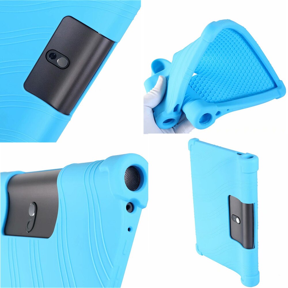 Étui En Silicone souple pour Lenovo Yoga Tab 5 YT-X705F Complet Protège la Couverture pour Yoga Option Futée YT-X705