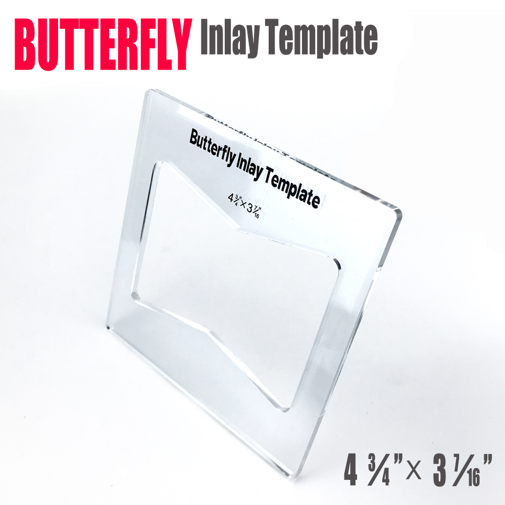 Butterfly Key Inlay Template Set Router Slotting Auxiliary Tool Slot Cutting Wood Bow Tie PERFECT Bow Tie Joint Woodworking Tool