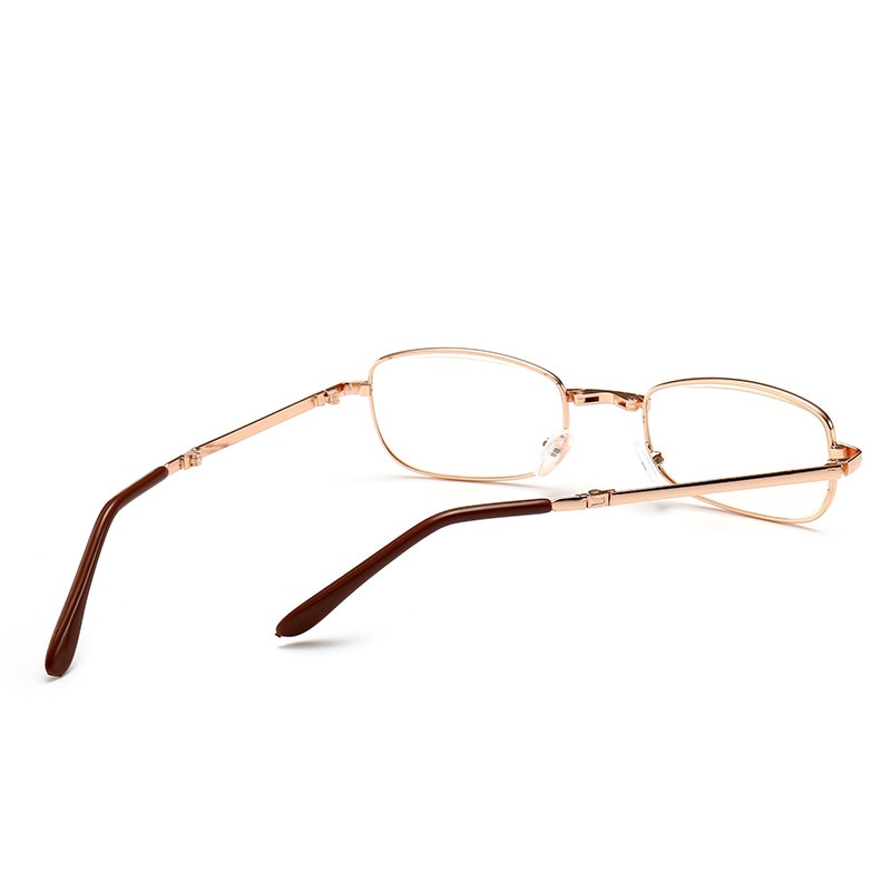 Xojox folde læse briller kvinder metal hyperopi foldbare briller diopter  +1.0 1.5 2.0 2.5 3.0 presbyopiske briller til mænd