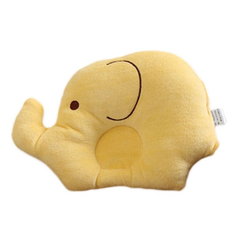 Leuke Elephent Vormige Baby Pillow Peuter Fluwelen Zachte Pasgeboren Vormgeven Kussens Infant Beddengoed Slapen Voorkomen Platte Kop Kussens: 02