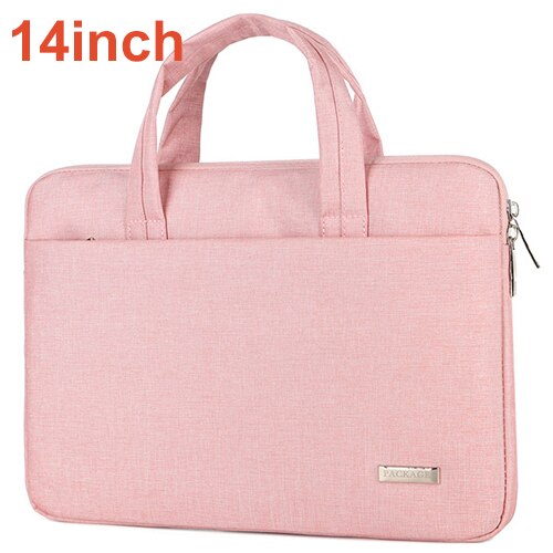 Torba na laptopa kobiety teczki mężczyźni torebki Notebook futerał do przenoszenia dla 11 13 14 15.6 cal komputer torba: pink14
