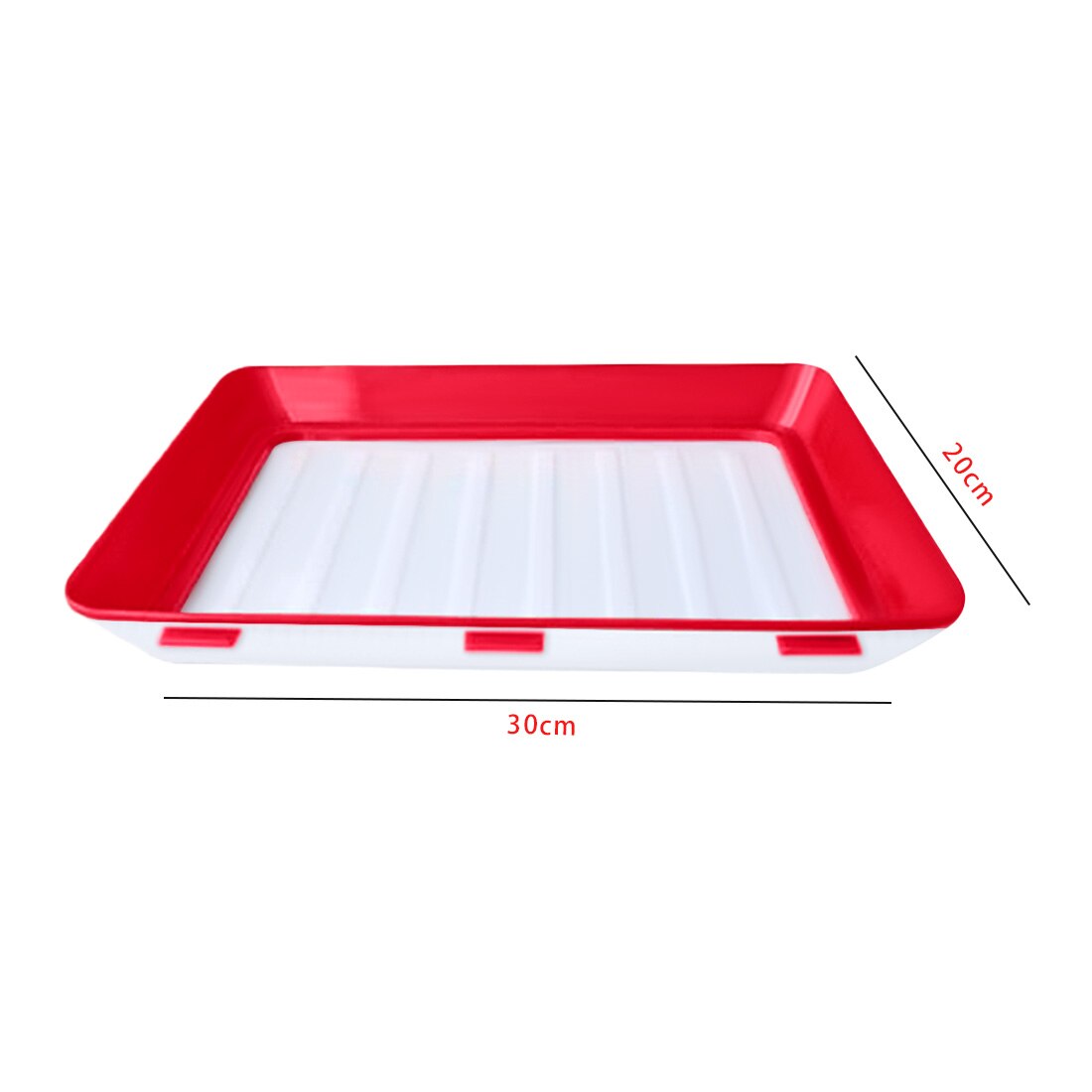 8PCS Food Preservation Tray Stackable Food Fresh Tray Magic Elastic Fresh Tray Reusable Food Storage Container