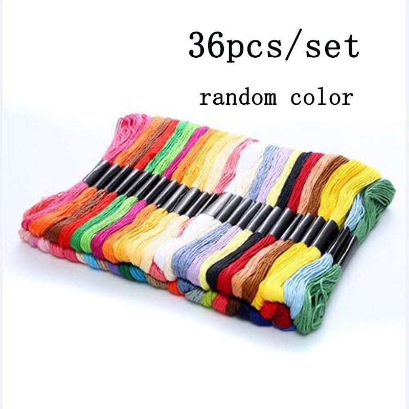 12/24/36/50 pcs Cross Stitch Mix Colors Cotton Sewing Embroidery Thread Sewing Tools DIY Sewing Thread: 36pcs