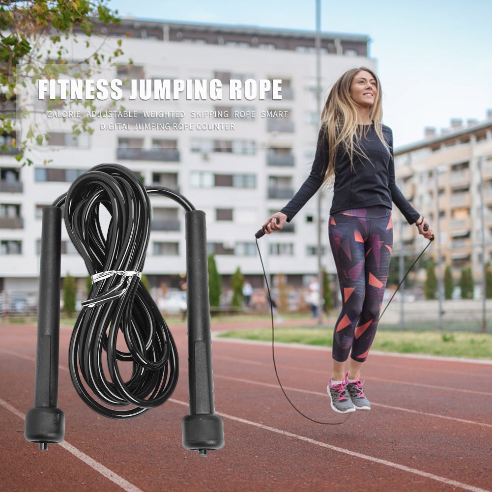 Cuerda de saltar ajustable de PVC, equipo de ejercicio de Fitness, para perder peso, gimnasio, Crossfit, entrenamiento, boxeo, deportes