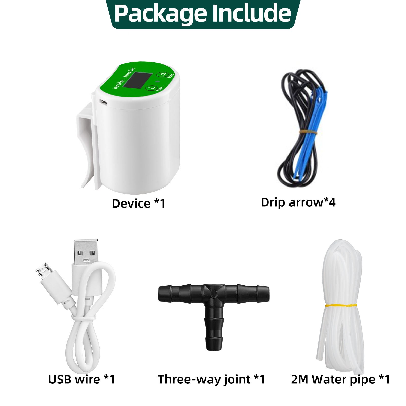 12/8/4/2 Head Pump Timer System Indoor Automatic Watering Pump Controller Flowers Plants Home Sprinkler Drip Irrigation Device: JH04