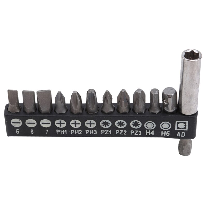 12Pcs Bit Damaged Stripped Screw Extractor Set For All-Purpose HSS Broken Bolt Extractor Screw Remover Set: Default Title