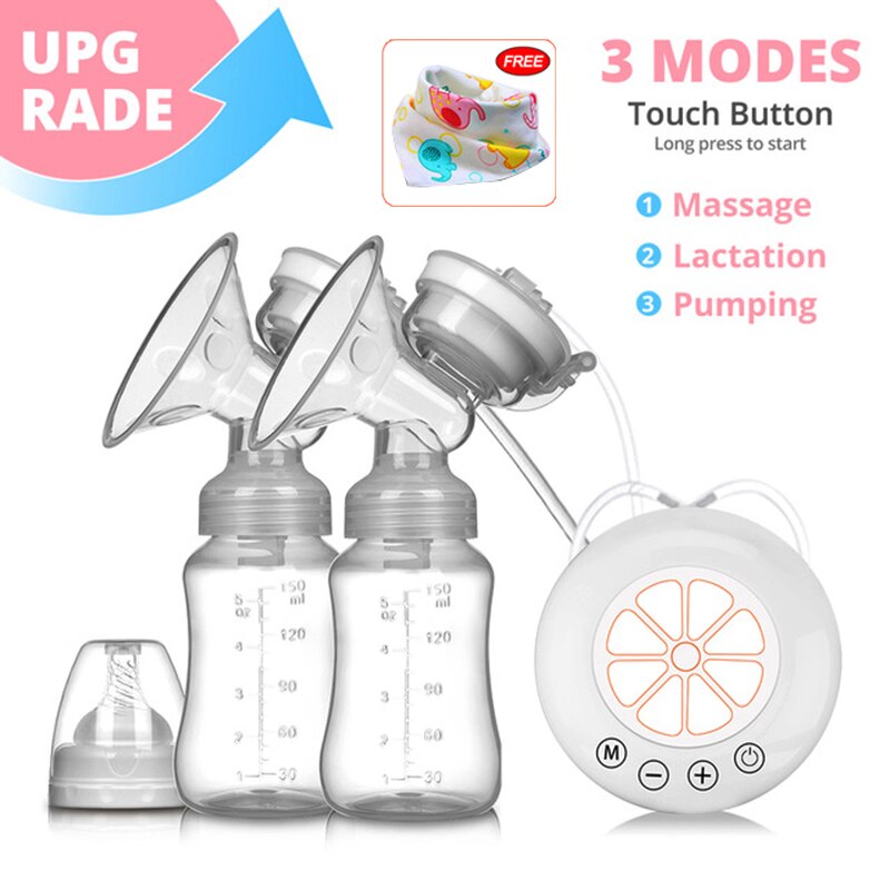Electric breast pump unilateral and bilateral breast pump manual silicone breast pump baby breastfeeding accessories: as the picture1