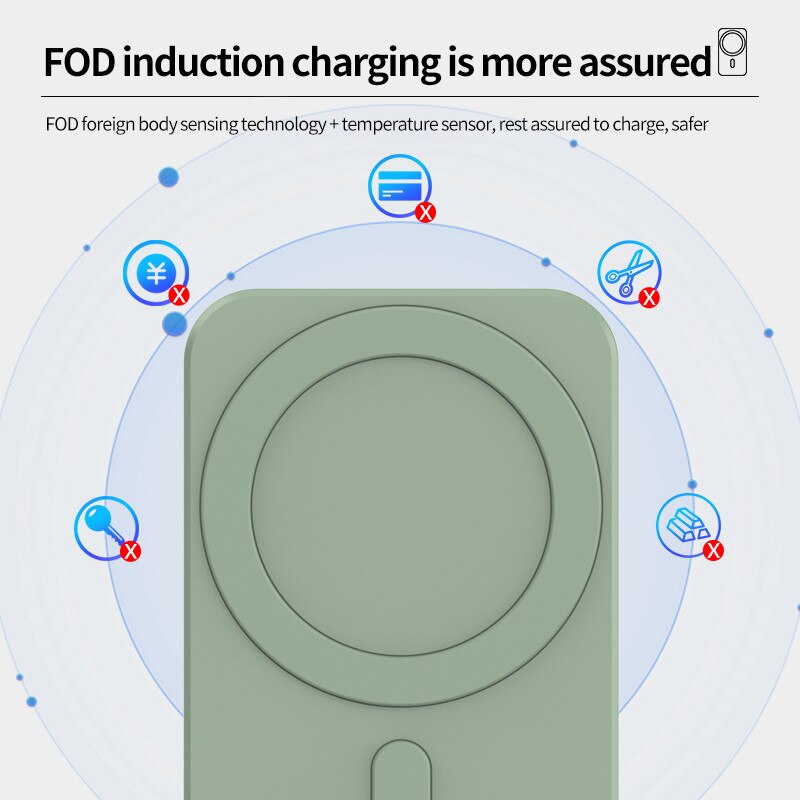 15w magnetisk hurtig trådløs billader qi opladning til iphone 12 pro max 12 mini 12 biltelefonholder magsafe trådløs oplader