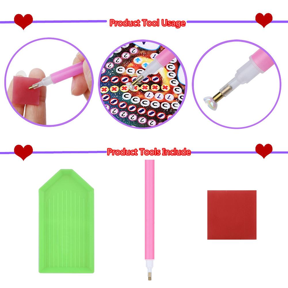 5d diamantmaleri læder bogmærker diy sæt specielt formet diamant broderi bog mærker gør kit diy håndværk