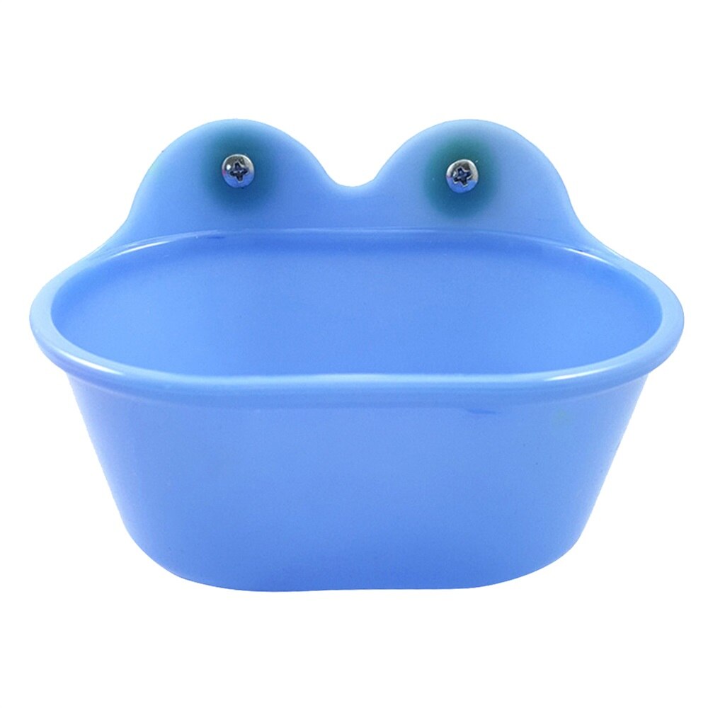 Vogel Bad Bad Bad Doos Vogel Schoonmaken Tool Kooi Accessoires Papegaai Bad Transparante Plastic Opknoping Bad Douche: blue