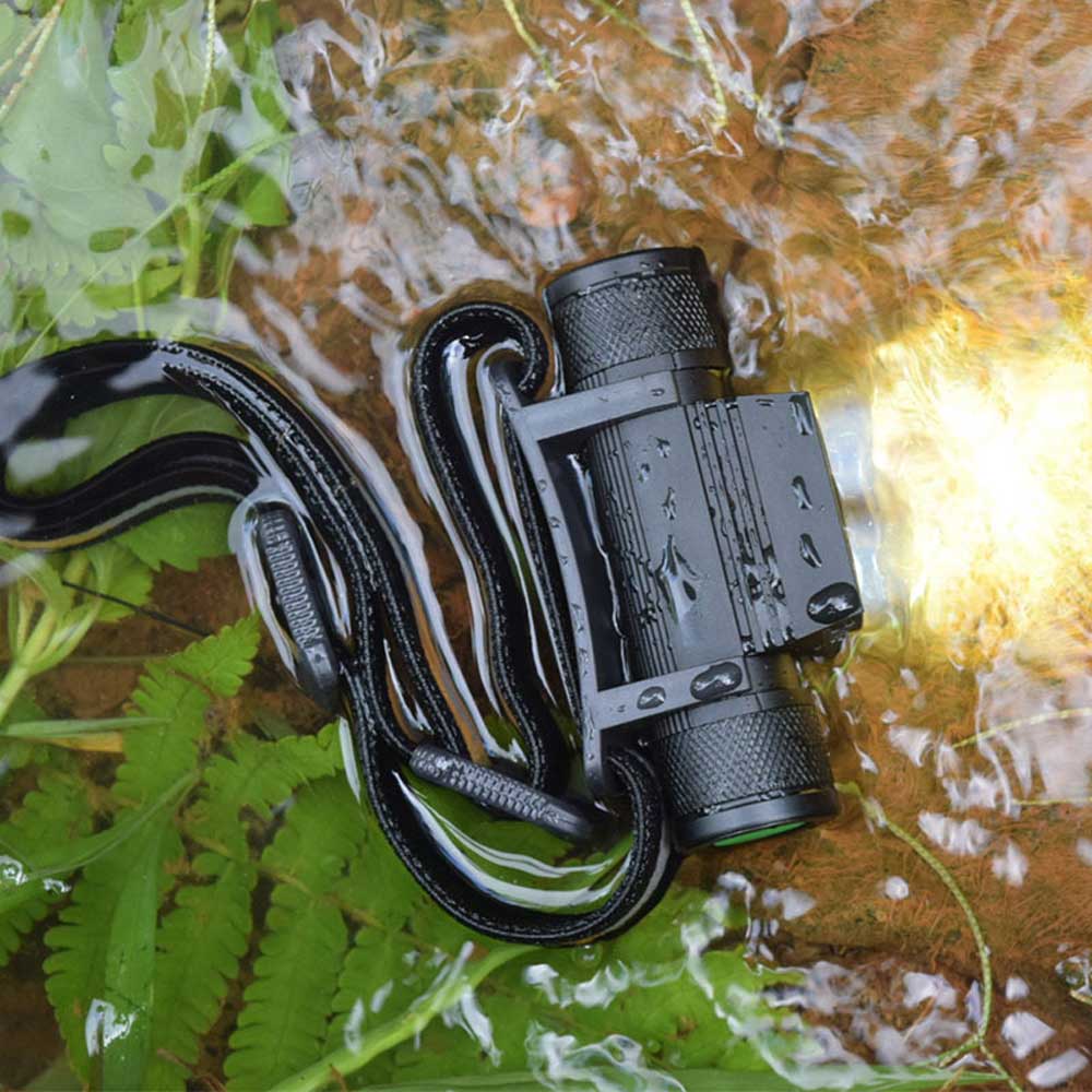 D25 led-pandelampe kraftfuld 1000lm vandtætte forlygter type c usb genopladelig 18650 pandelamper camping fiskeri lanterne