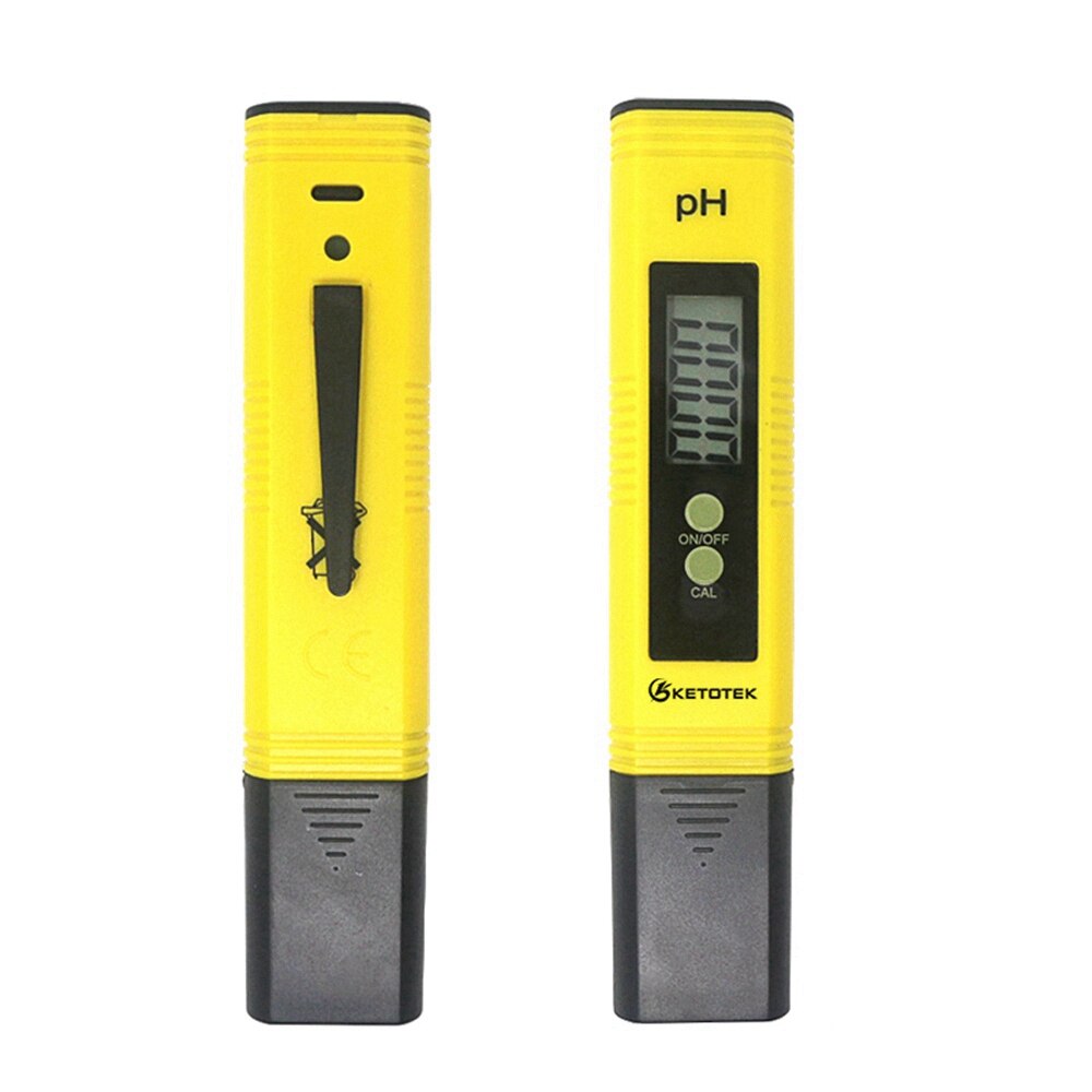 Digital PH Meter 0.00-14.0 Automatic Calibration TDS Tester 1-9990PPM Titanium Probe Water Test Monitor Aquarium Pool: PH Meter