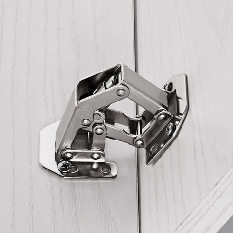 90 degrés 3 \ "armoire charnières sans forage pont en forme de charnière de porte à ressort pour meubles de placard avec vis AXYC