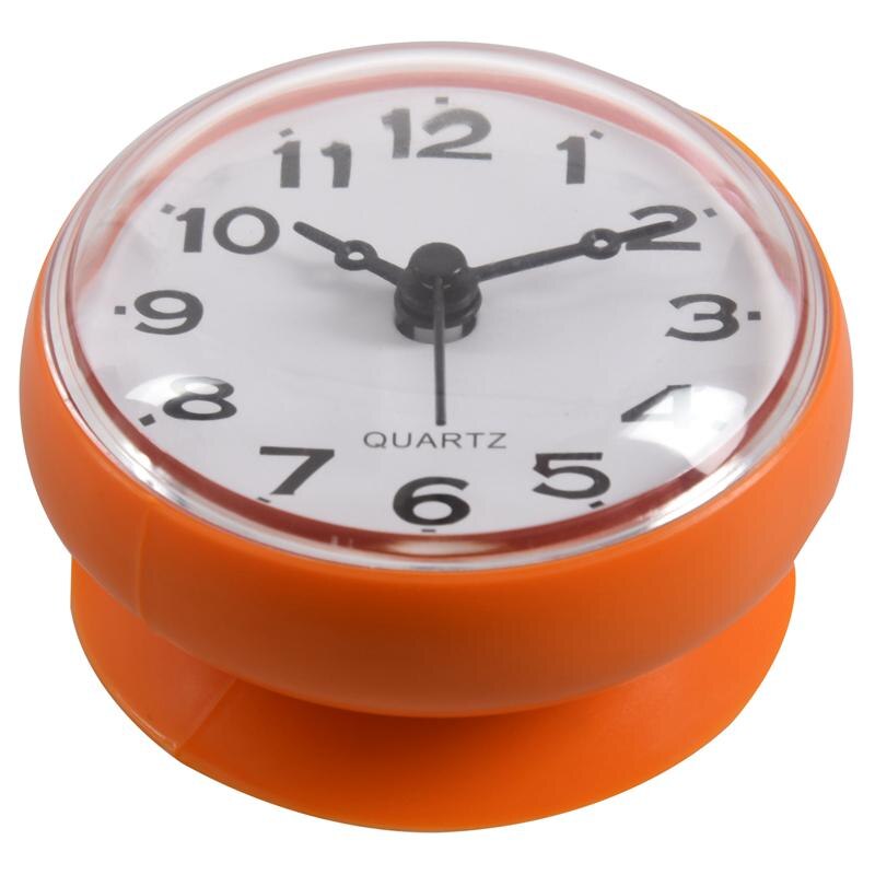 7cm waterdichte keuken badkamer douche klok zuignap zuignap muur: Oranje