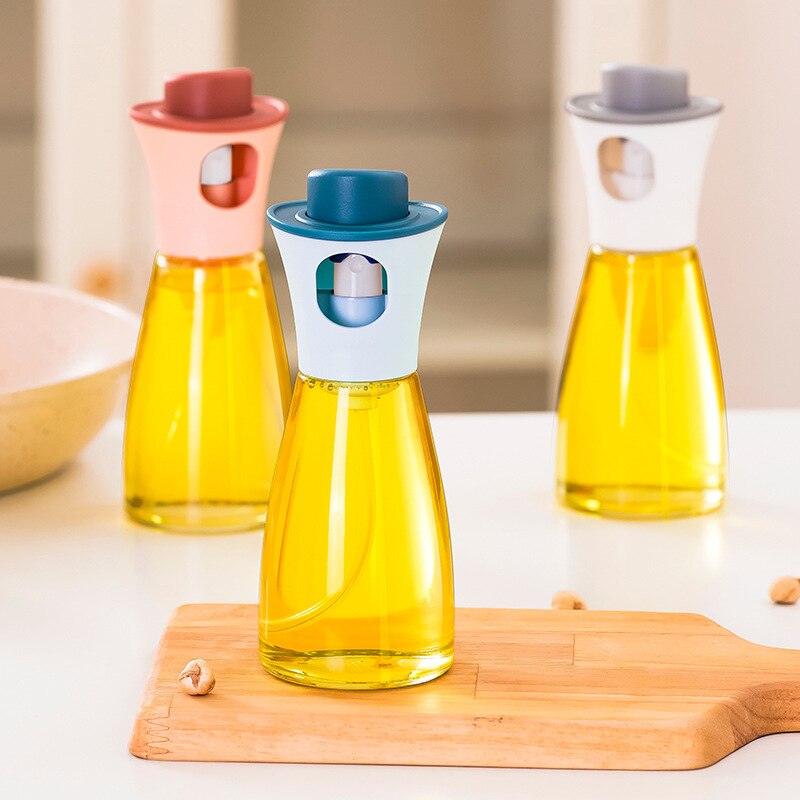 Spray Oil Dispenser Barbecue Glass Oil Spray Bottle for Oil Soy Sauce Vinegar Sprayer Seasoning Bottle Kitchen Accessories