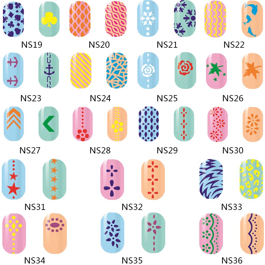 1pc blomma diy airbrush nagelkonst manikyr utskrift stämpel verktyg schabloner för nagellack nagel mall stämplingsplattor  ns02