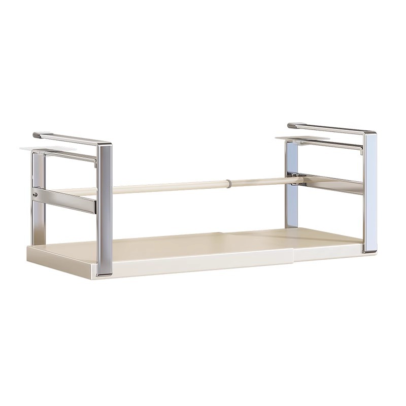 Armario de cocina debajo del estante colgante, capa colgante retráctil, cesta de almacenamiento multifuncional, organizador de especias, accesorios para gabinete