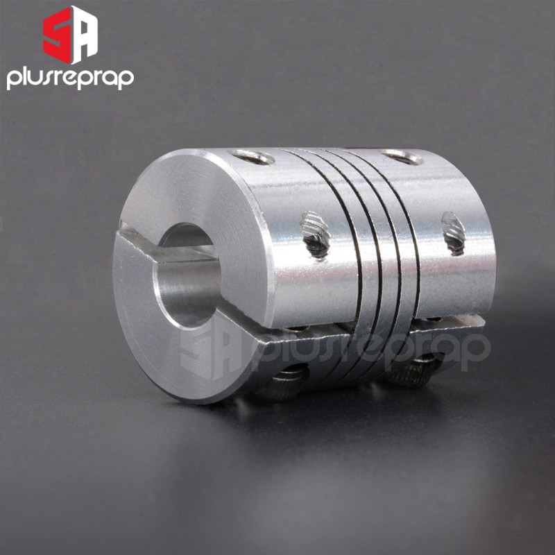 3D Printer Accessory 5X8mm Coupler CNC Aluminium Alloy Z Axis Stepper Motor Flexible Shaft Coupling For T8 Lead Screw