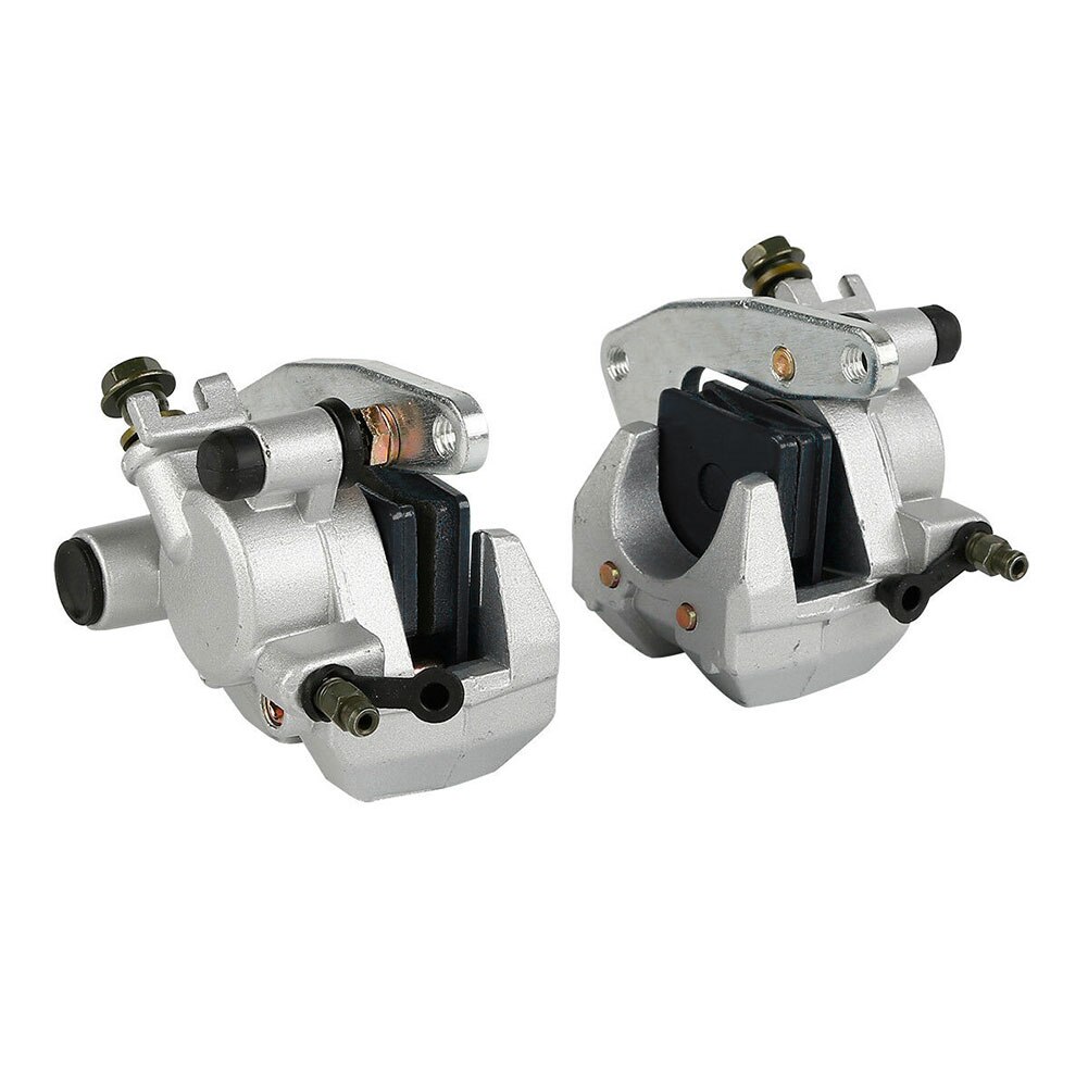 2Pcs Car Front Brake Caliper Set Left Right Accessories ATV Mounting Tool Auto Trim With Pads Metal For Yamaha Banshee Bear
