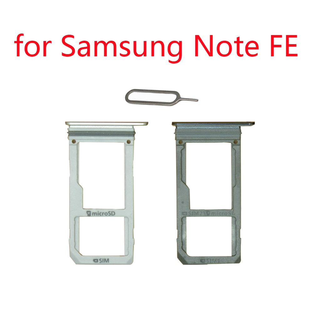 Sim Kaart Lade Houder Voor Samsung Note Fe N935 Galaxy Note Fan Editie Originele Telefoon Behuizing Micro Sd Sim card Adapter Slot