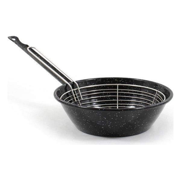 Pan La Estrella Deep-fat fryer Envidraçada de aço esmaltado
