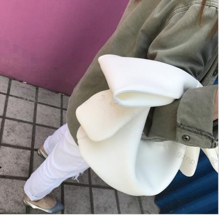 1 Stuk Vrouwen Valentijnsdag Handtassen Grote Boog Dag Clutch Bag Avond Party Koppelingen Zwarte Handtas Schoudertas Bolsas feminina: white