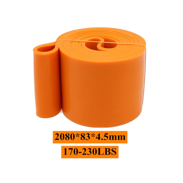 Stretch Resistance Band Exercise Expander Elastic Fitness Band Pull Up Assist Bands for Training Pilates Home Gym: Orange 83mm