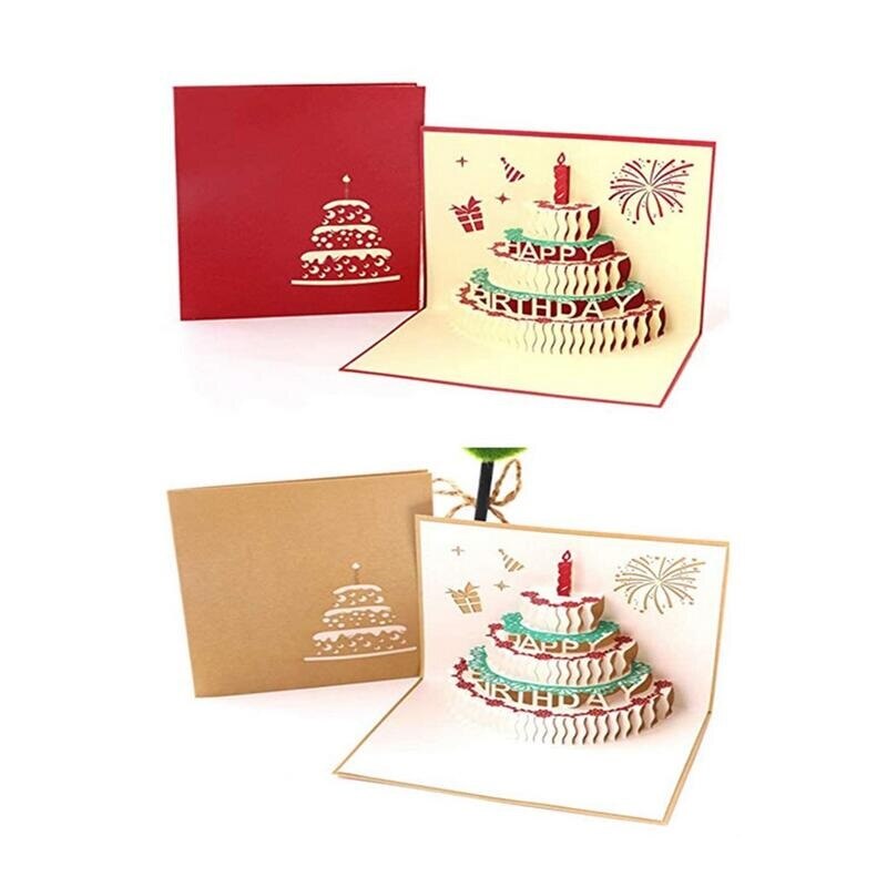 3D Pop up Card Wedding Cherry Tree Invitations Cards Valentine Day Postcard Wedding Invitation Greeting Cards Anniversary: style 07