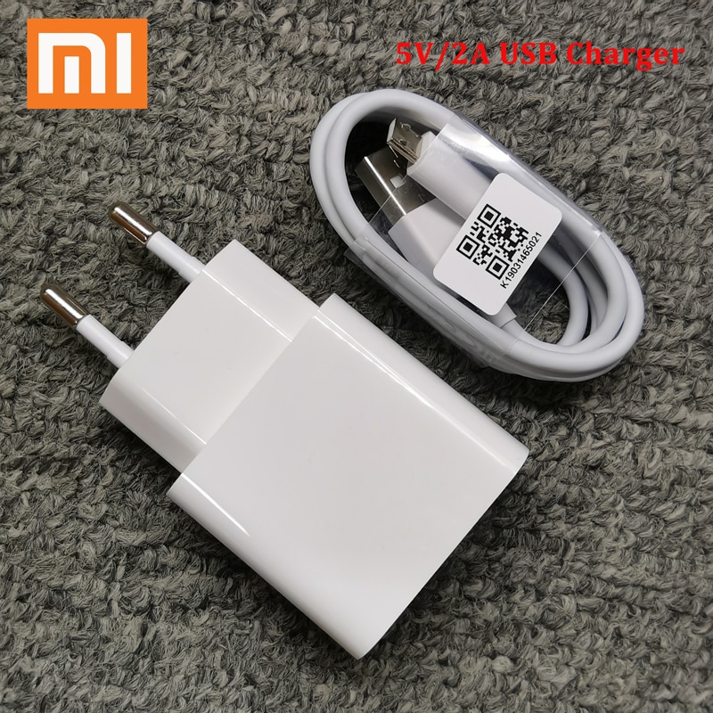 Xiaomi caricabatterie USB 5V/2A adattatore di ricarica cavo Micro USB tipo C per Mi 8 9 SE lite A1 6 5 A2 Mix 2 2s Redmi 4x5 Plus nota 5 4 4X