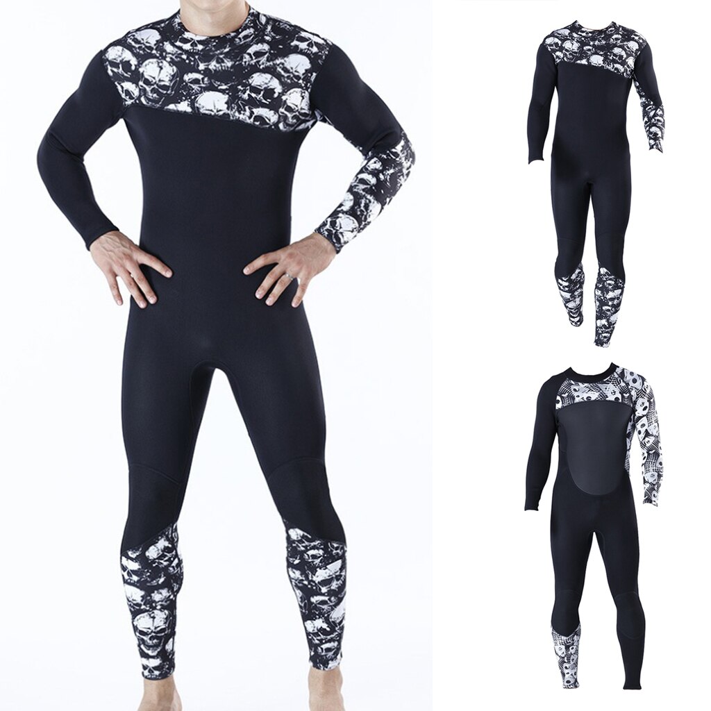 Keenso Eendelig wetsuit met lange mouwen, neopreenpak voor kinderen, houdt warm om te snorkelen (maat M 125-10